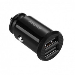 CHARGEUR VOITURE DOUBLE USB FAIRPLAY