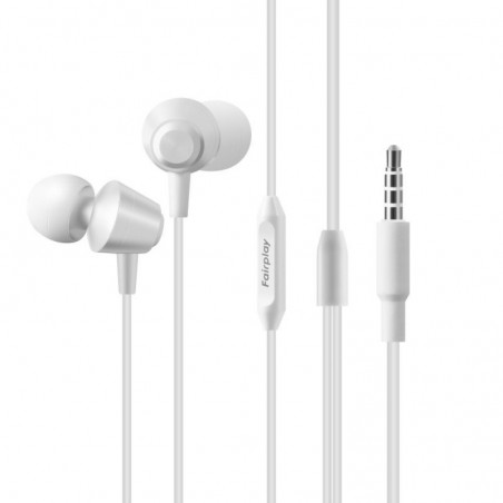 ECOUTEURS JACK 1.2M FAIRPLAY
