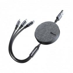 CABLE RETRACTABLE 3 EN 1 BASEUS