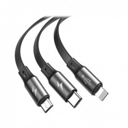 CABLE RETRACTABLE 3 EN 1 BASEUS