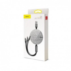 CABLE RETRACTABLE 3 EN 1 BASEUS