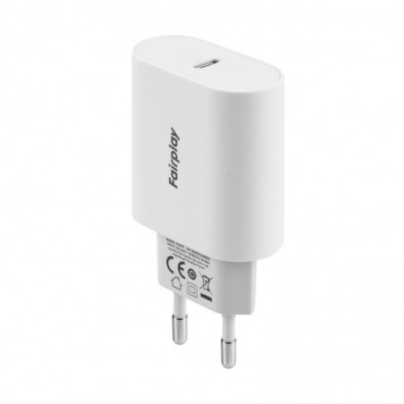 CHARGEUR SECTEUR USB-C 18W FAIRPLAY