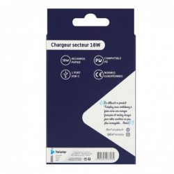 CHARGEUR SECTEUR USB-C 18W FAIRPLAY